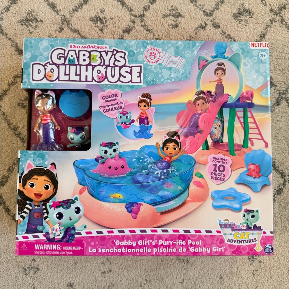 DreamWorks Gabby's Dollhouse Colorful Pool Set